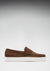 Slip-on Sneaker Loafers, brown suede