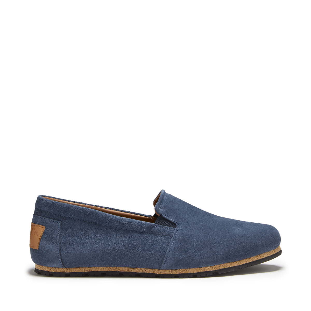 Espadrilles Tire Sole, daim bleu denim