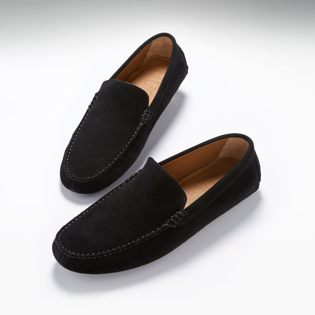 Driving Loafers Black Suede