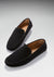 Driving Loafers Black Suede