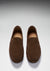 Tire Sole Driving Mocassins, daim marron