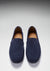 Tire Sole Driving Mocassins, daim bleu marine