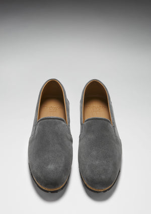 Espadrilles Tire Sole, daim anthracite