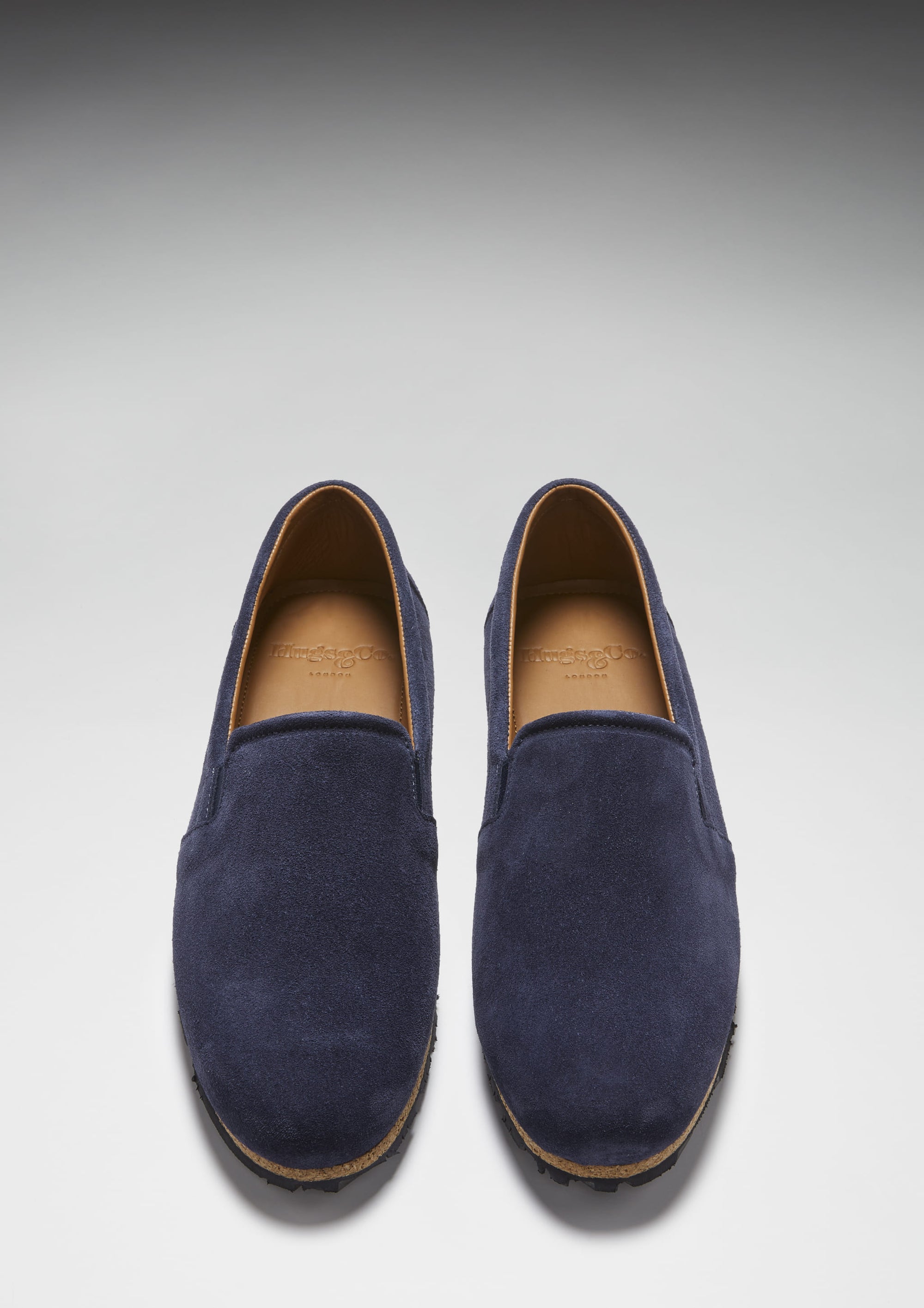 Espadrilles Tire Sole, daim bleu marine