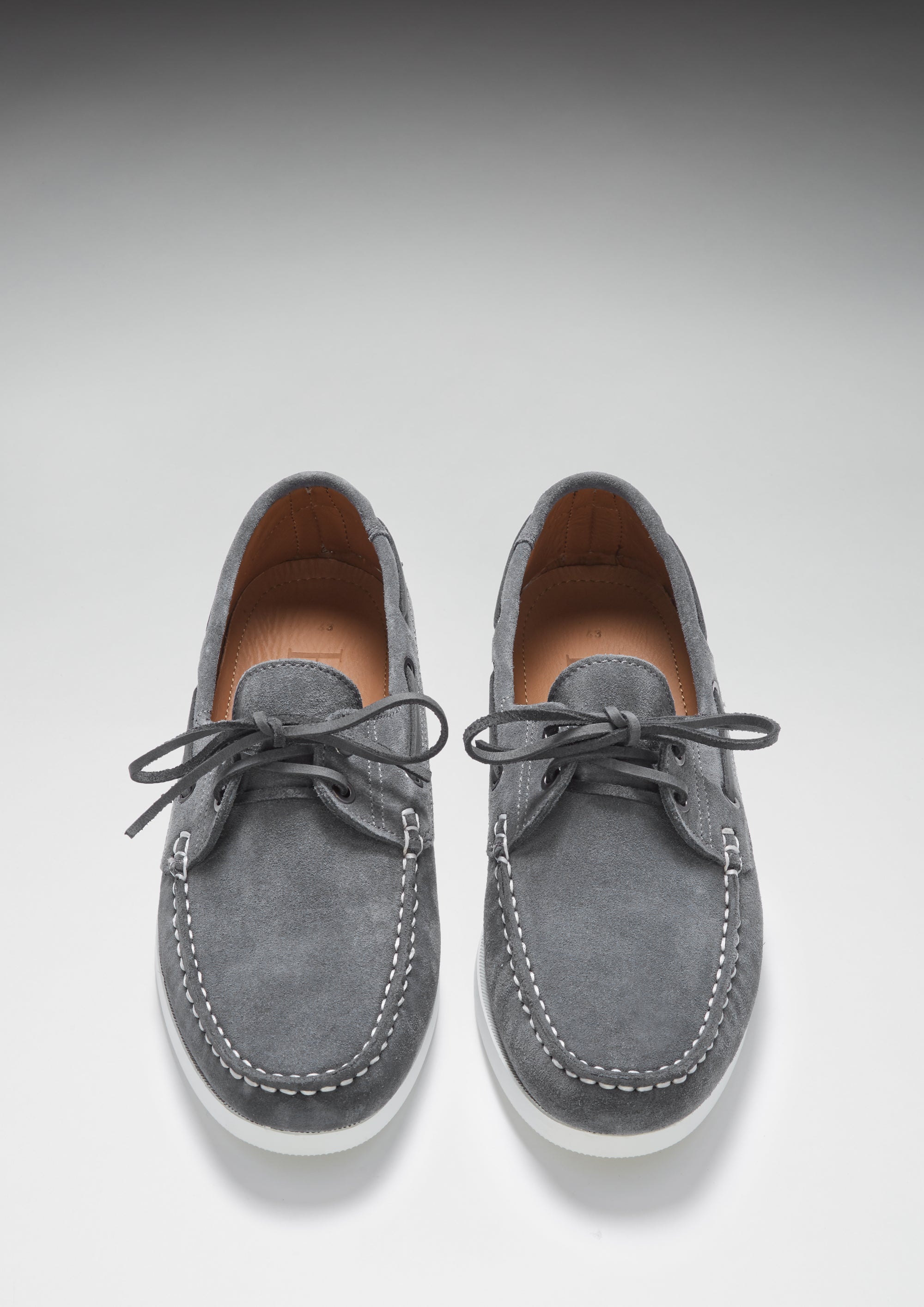 Deck Shoes, daim gris ardoise