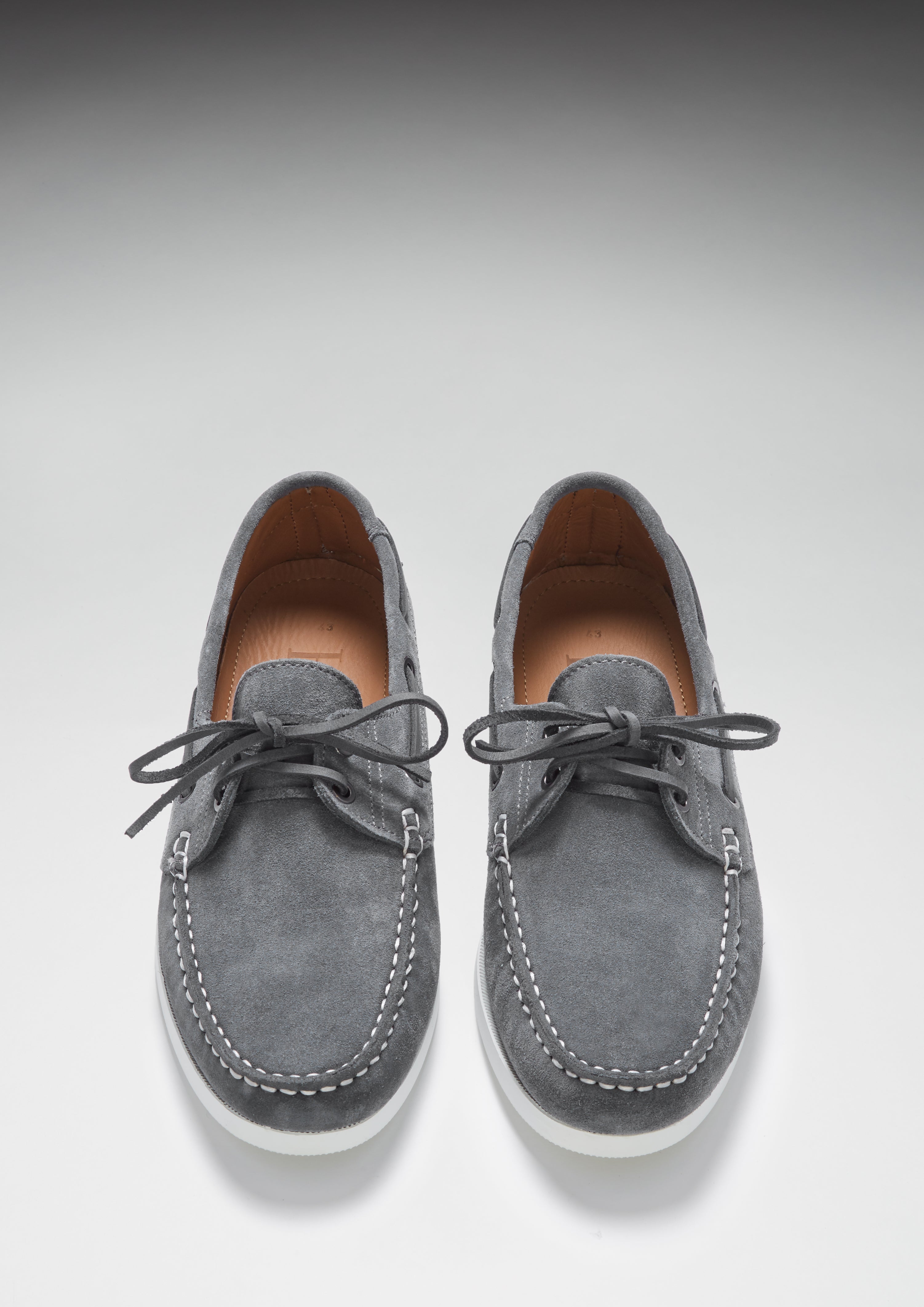 Grey suede boat sales shoes