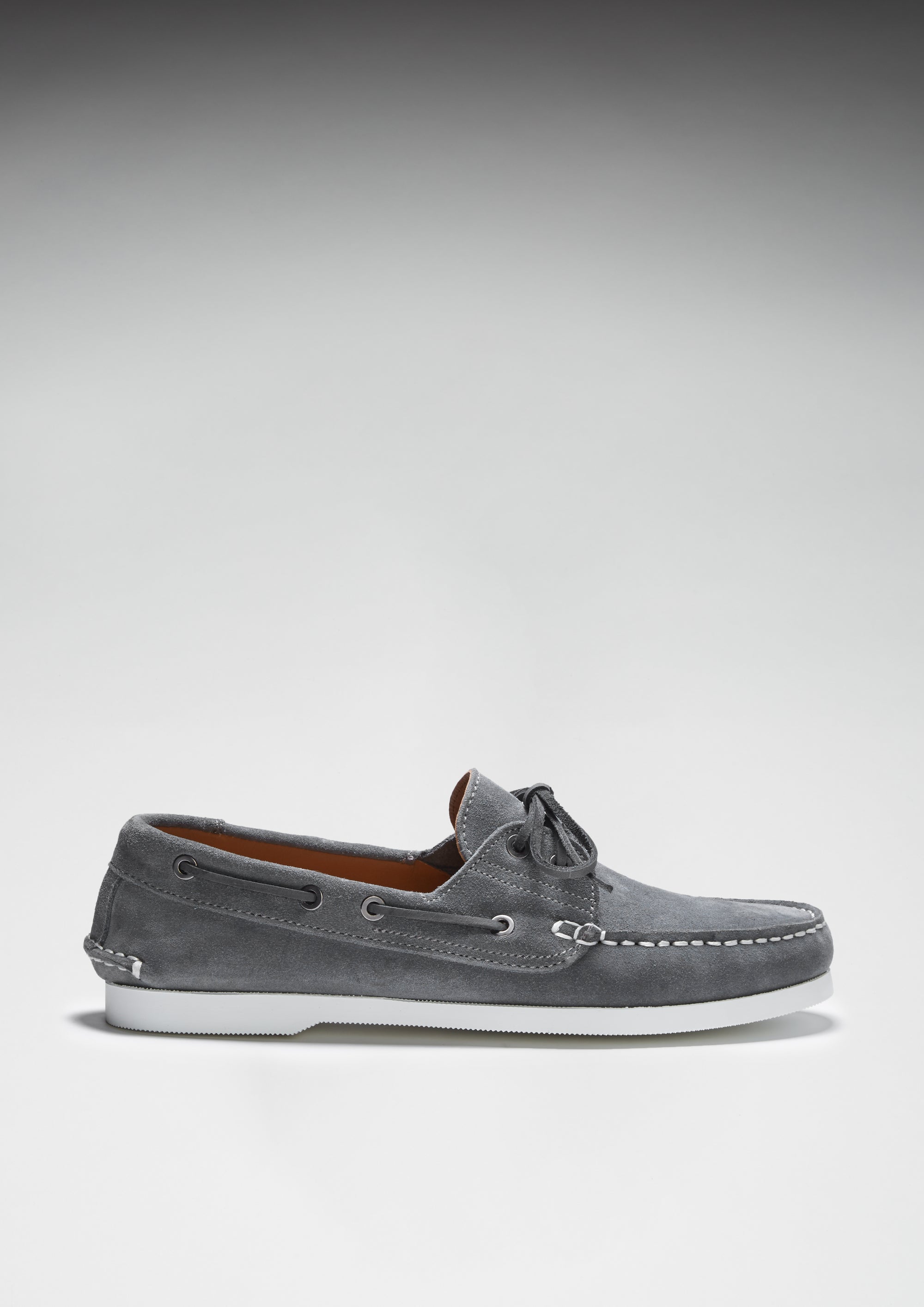 Deck Shoes slate grey suede Hugs Co