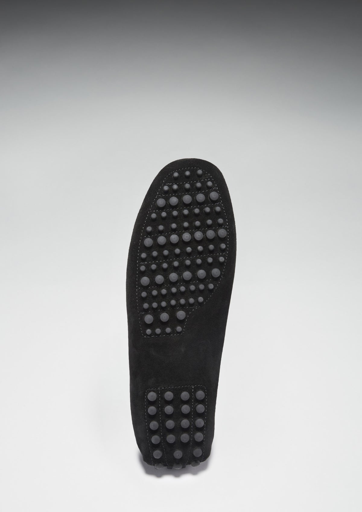 Laced Driving Loafers, Black Suede, Hugs & Co. Sole