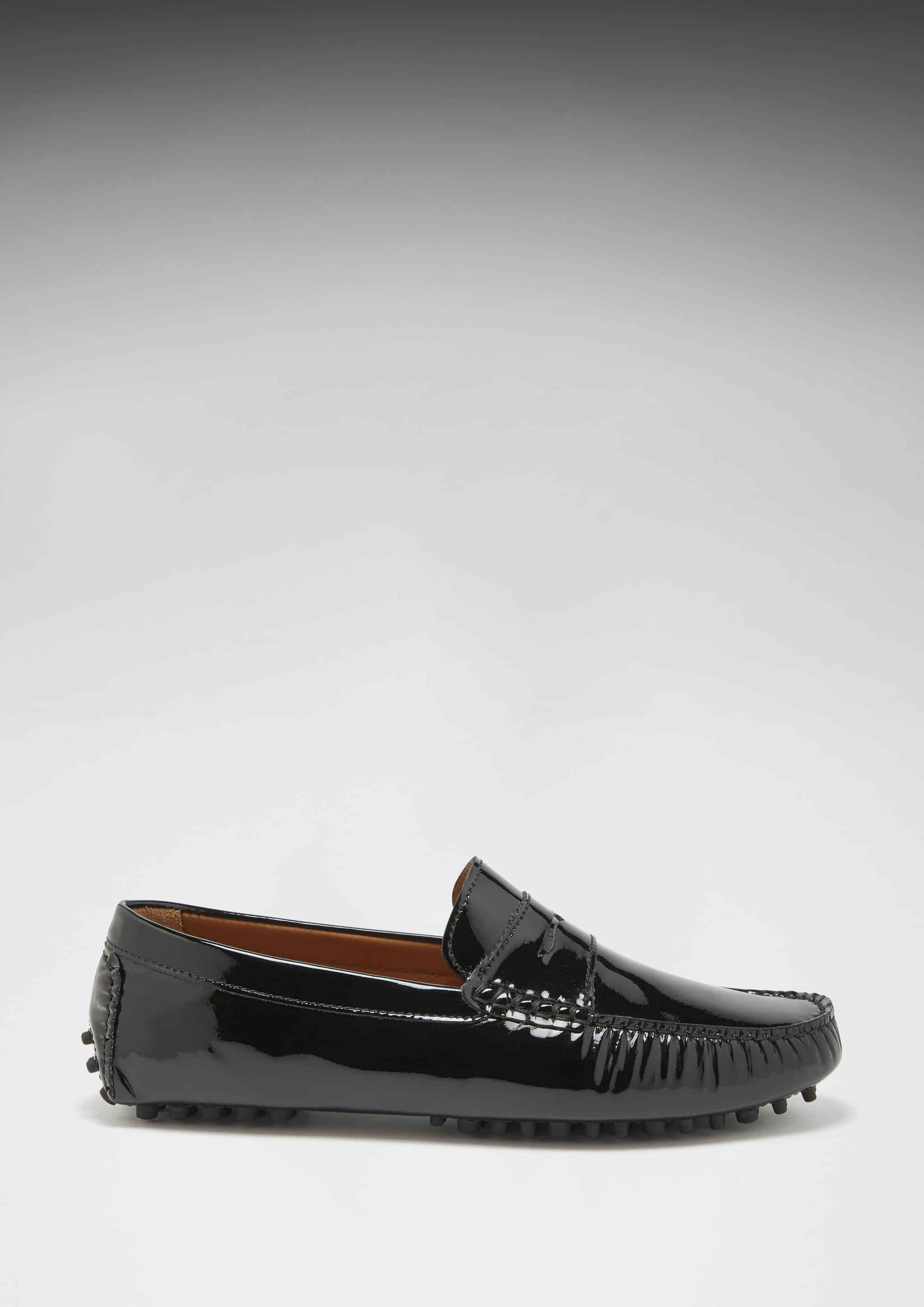 Mens patent loafers top