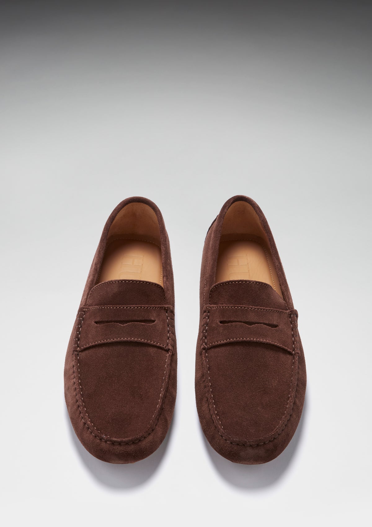 Penny Driving Loafer, braunes Wildleder