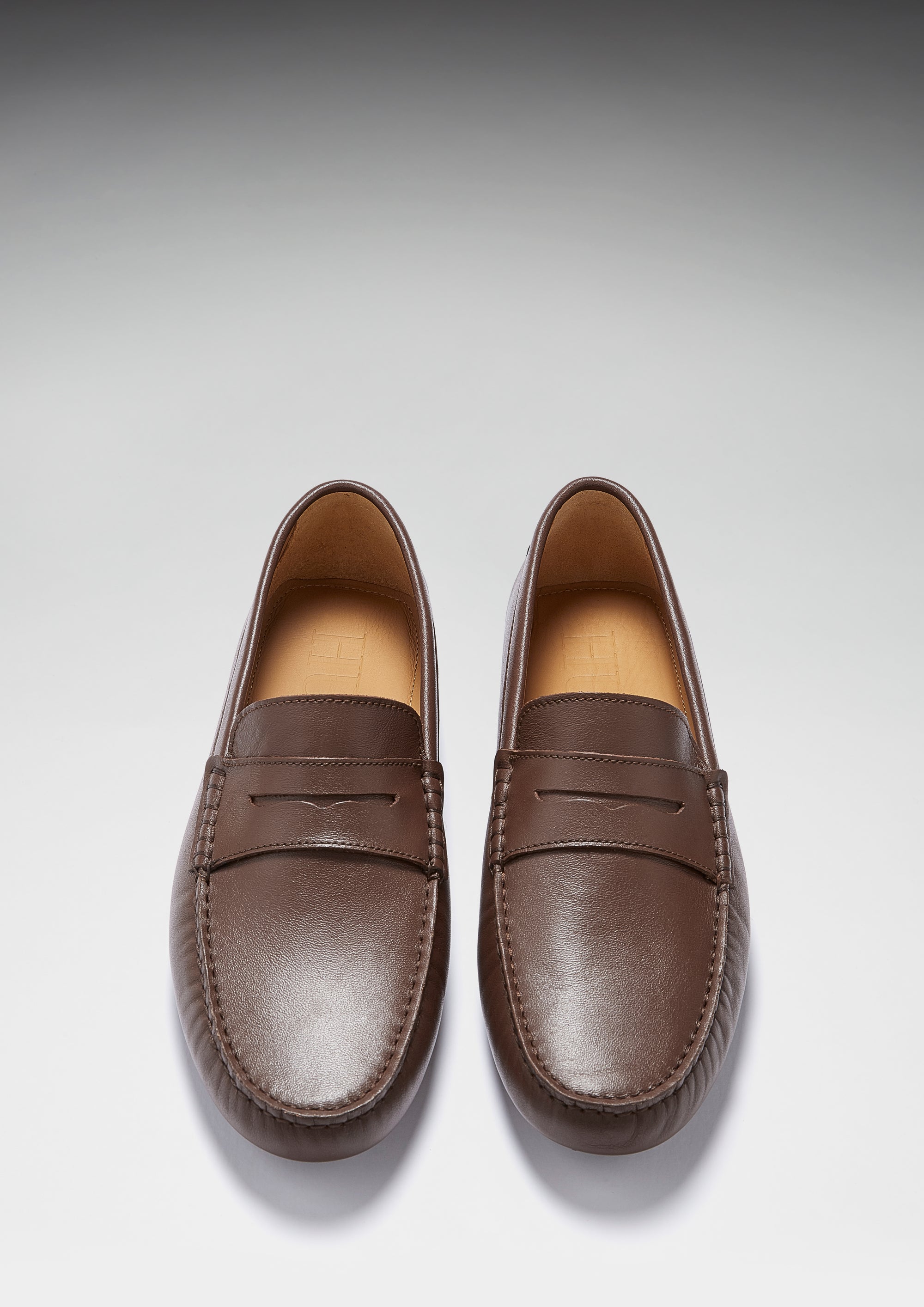 Penny Driving Loafer, braunes Leder