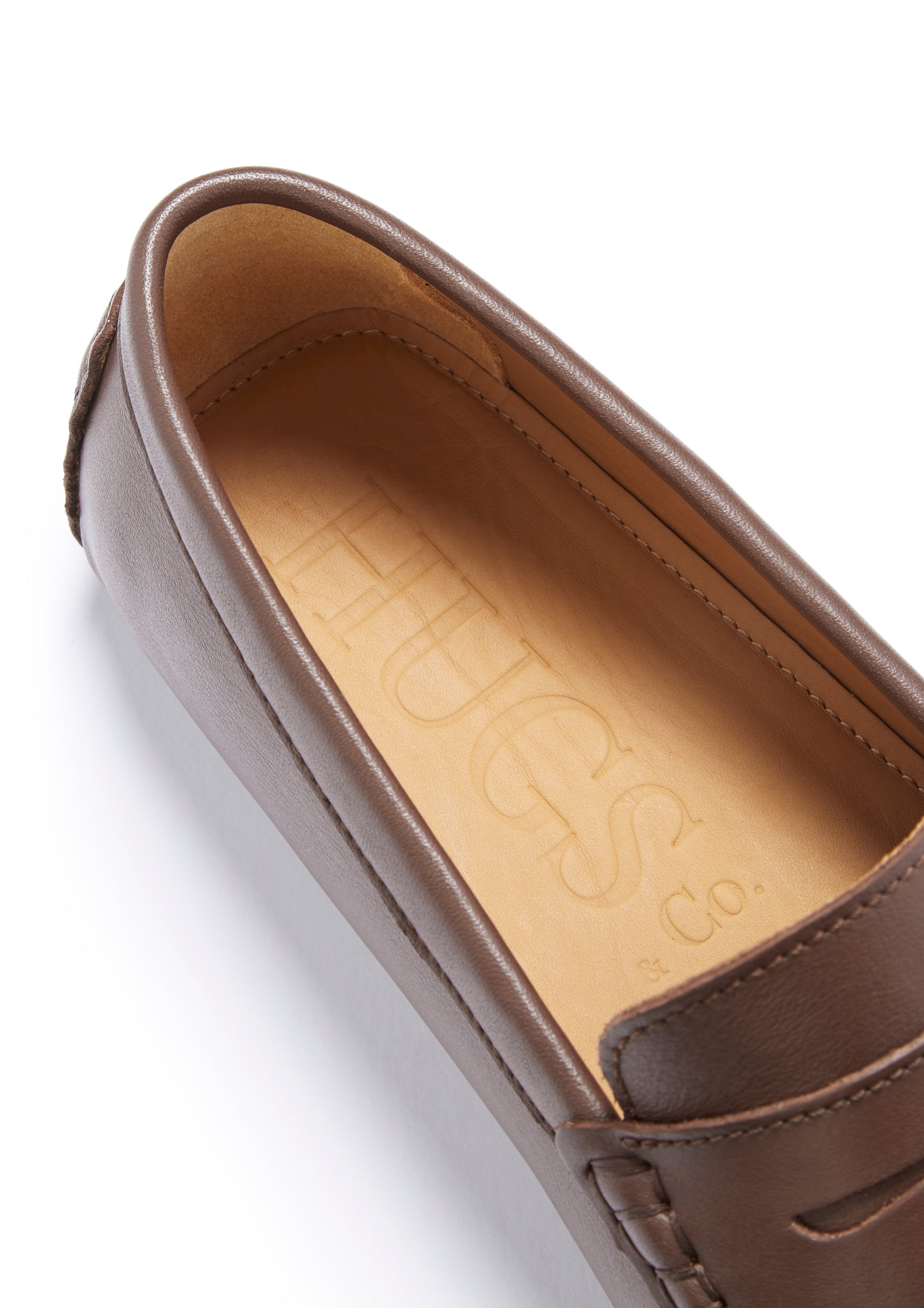 Penny Driving Loafer, braunes Leder