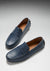 Tire Sole Penny Driving Mocassins, cuir marine français