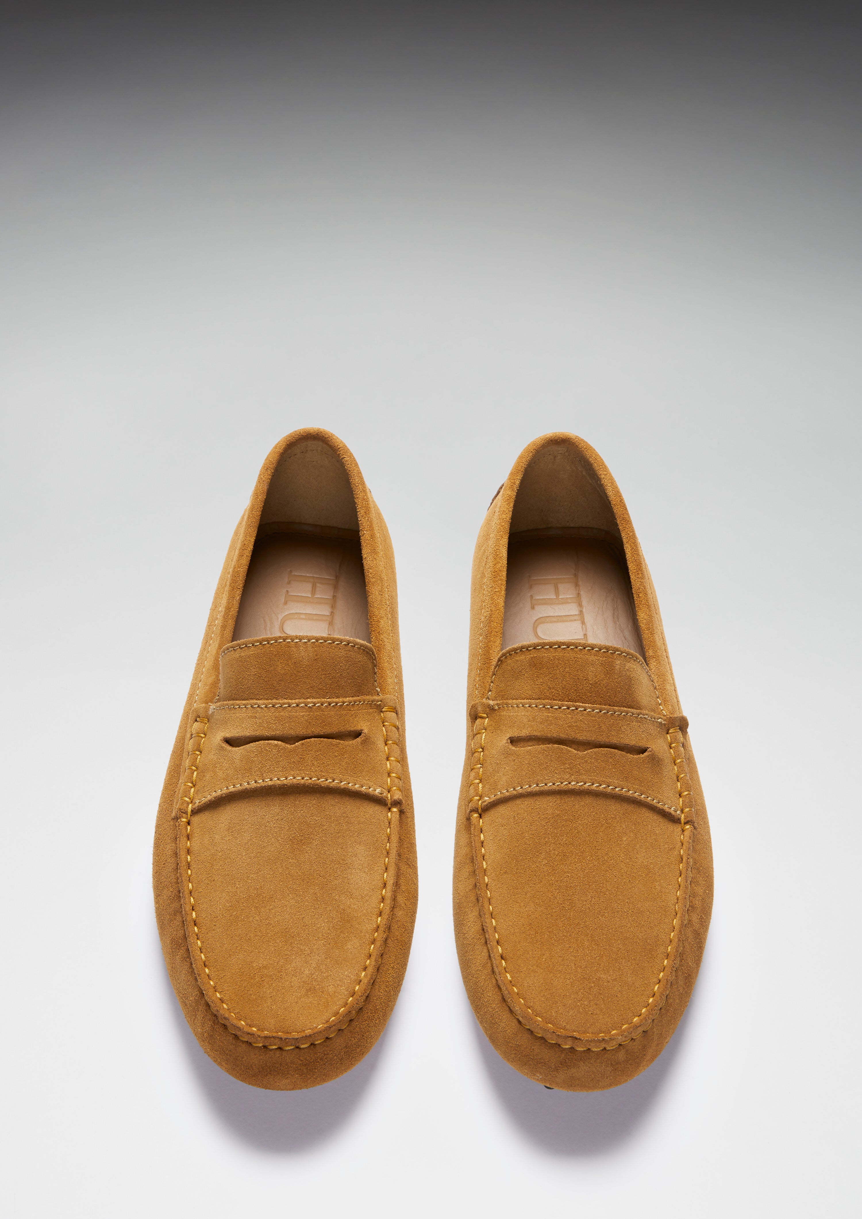 tobacco suede loafers Penny Driving Loafers, tobacco suede