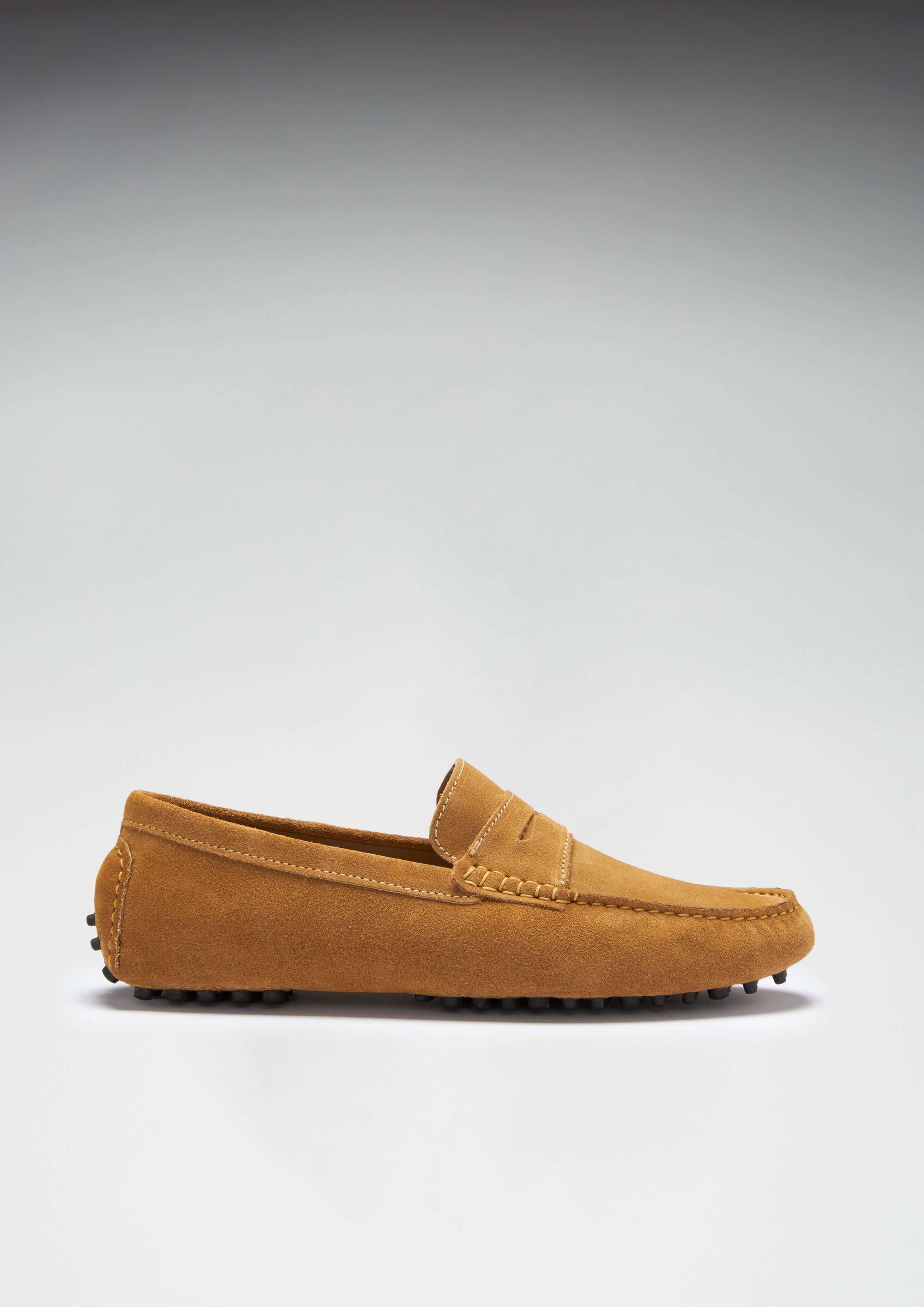 Penny Driving Loafers tobacco suede Hugs Co