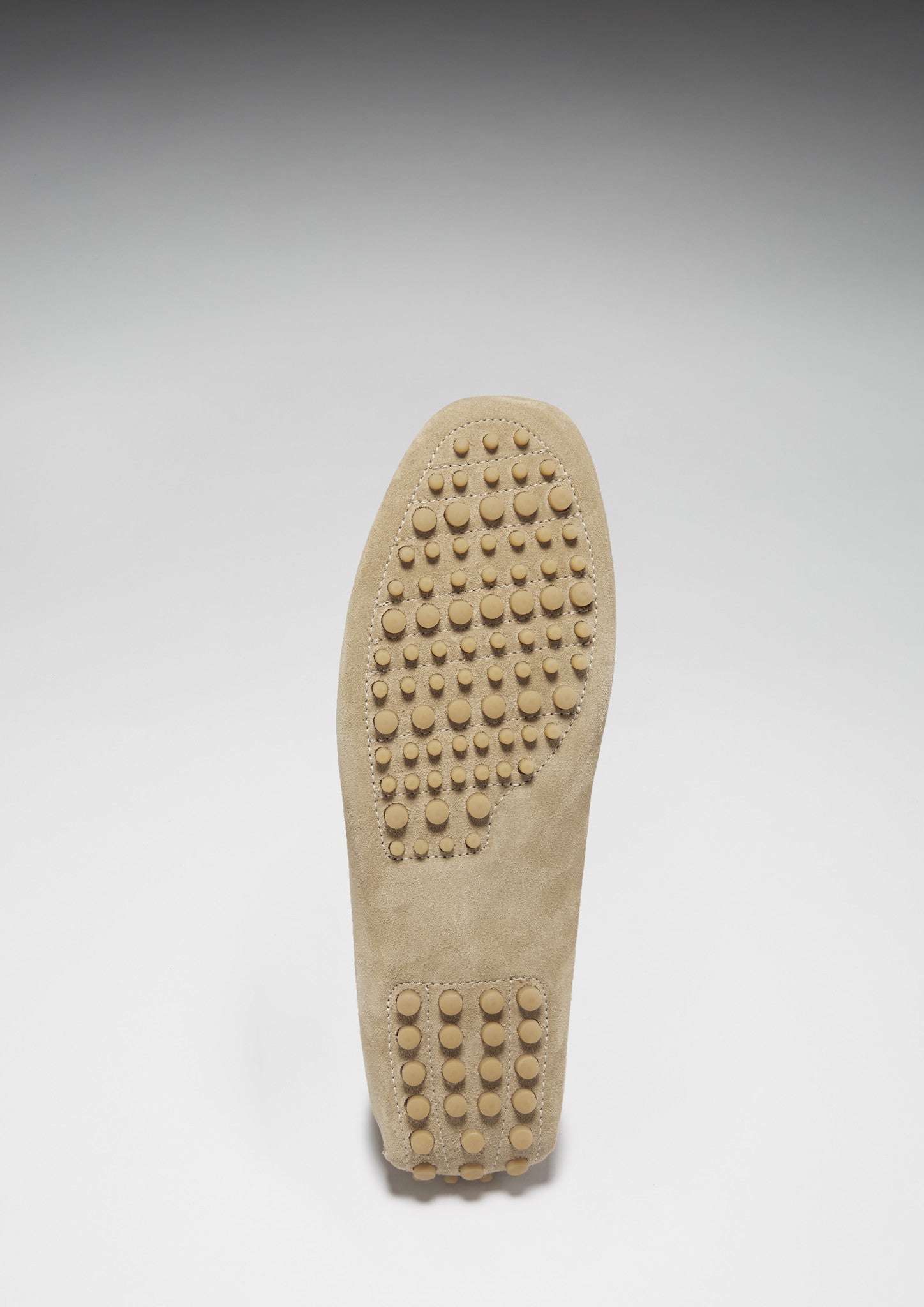 Penny Driving Loafer, taupefarbenes Wildleder