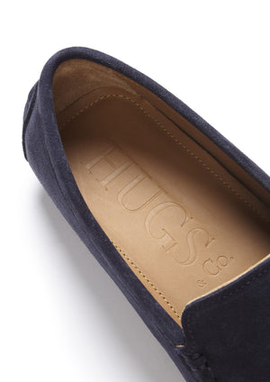 Insole, Driving Loafers Navy Suede