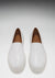 Slip-on Sneakers, white leather