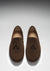 Mocassins de conduite à glands, daim marron