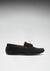 Mocassins de conduite à glands, daim noir