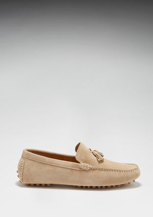 Driving Loafer Taupe Suede