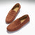 Front, Penny Driving Loafers, rust suede