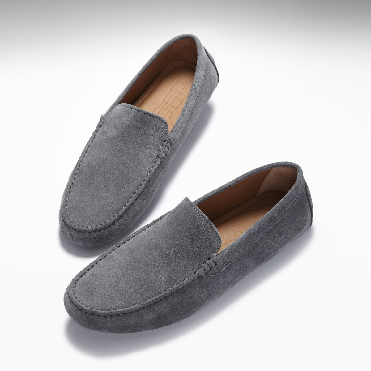 Driving Loafers Slate Grey Suede