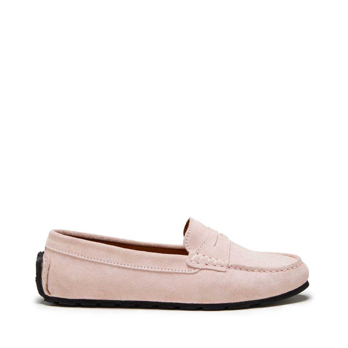 Women&#39;s Tyre Sole Penny Loafers, ice pink suede