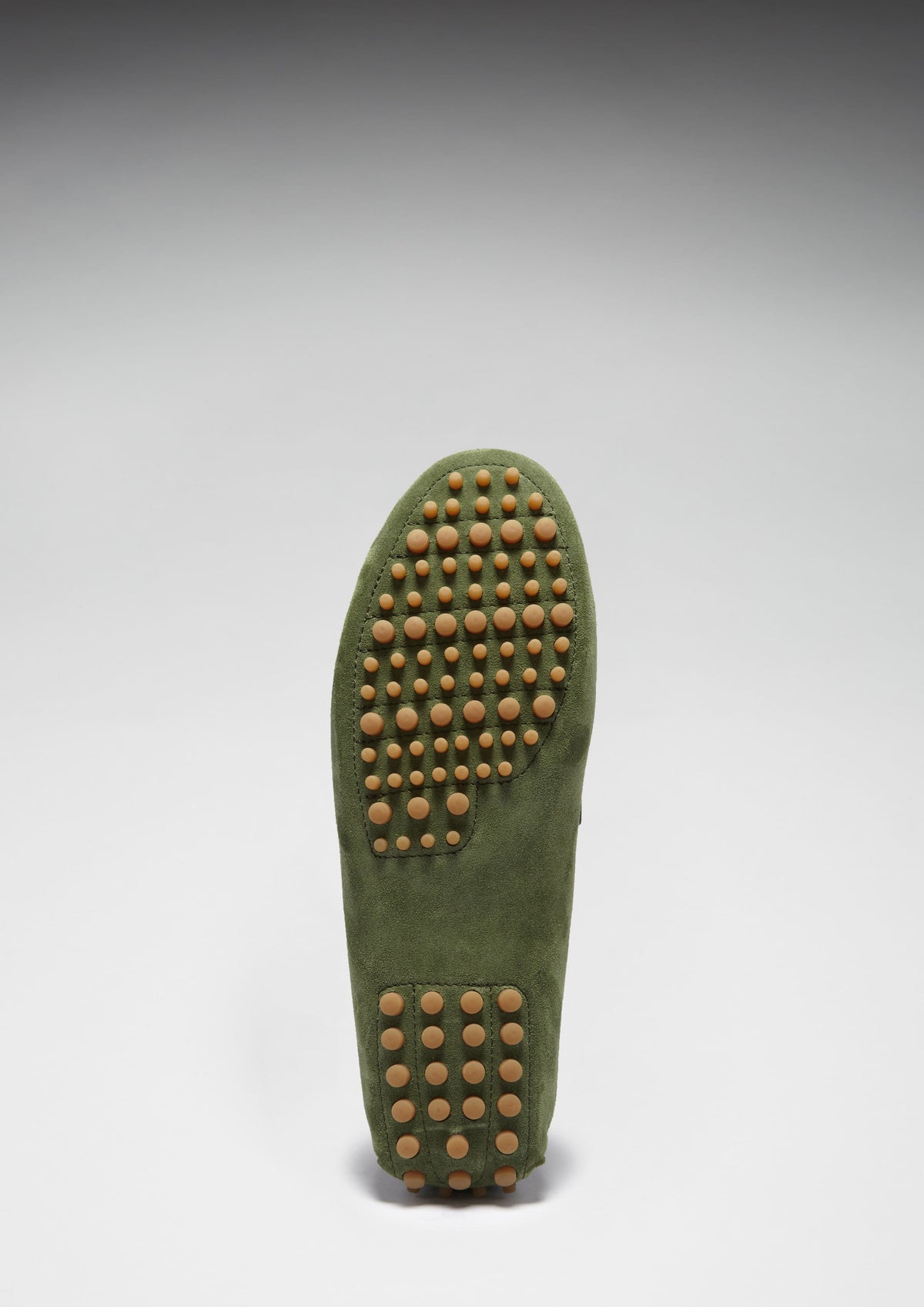 Sole, Tasselled Driving Loafers, safari green suede Hugs & Co.