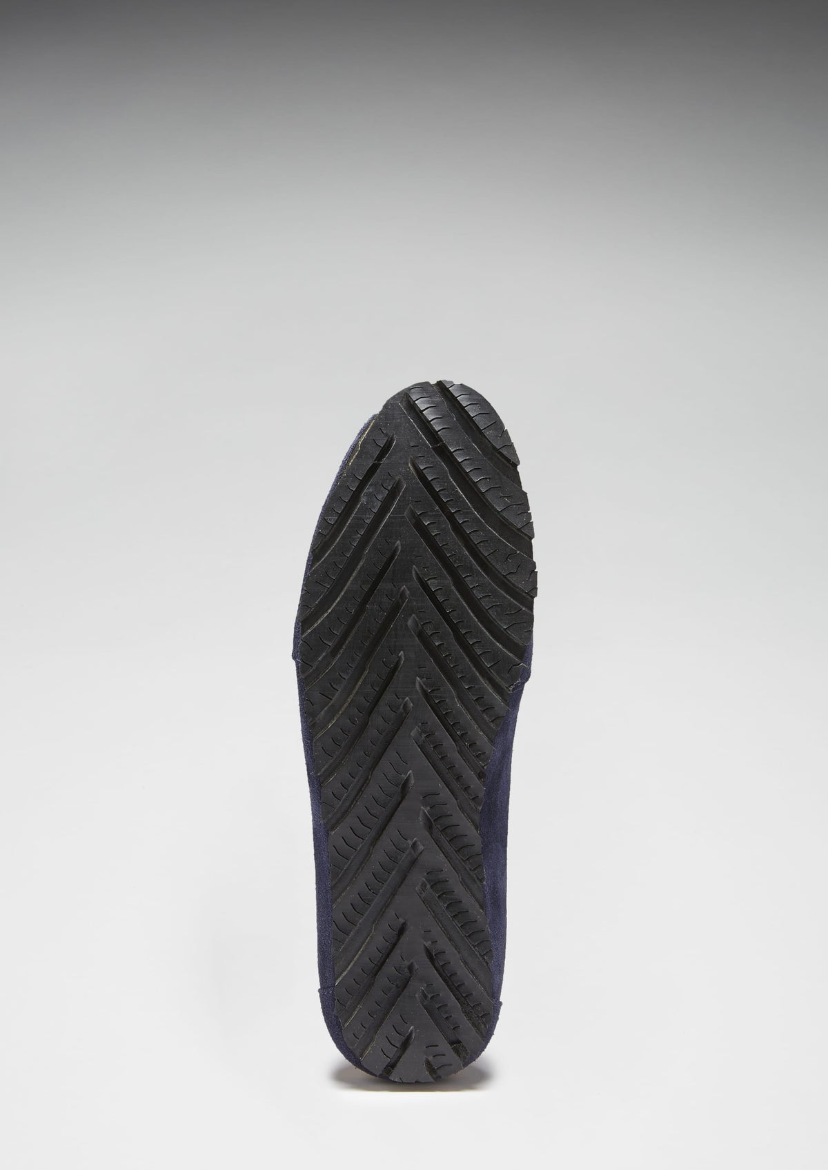 Upcycled Tyre Sole Espadrilles Navy Blue Suede