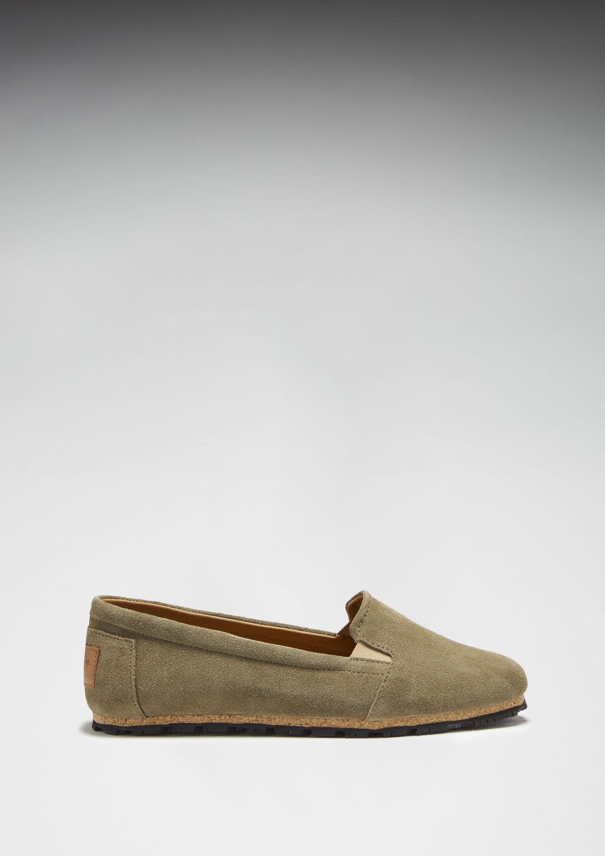 Tyre Sole Espadrille Truffle Green Suede