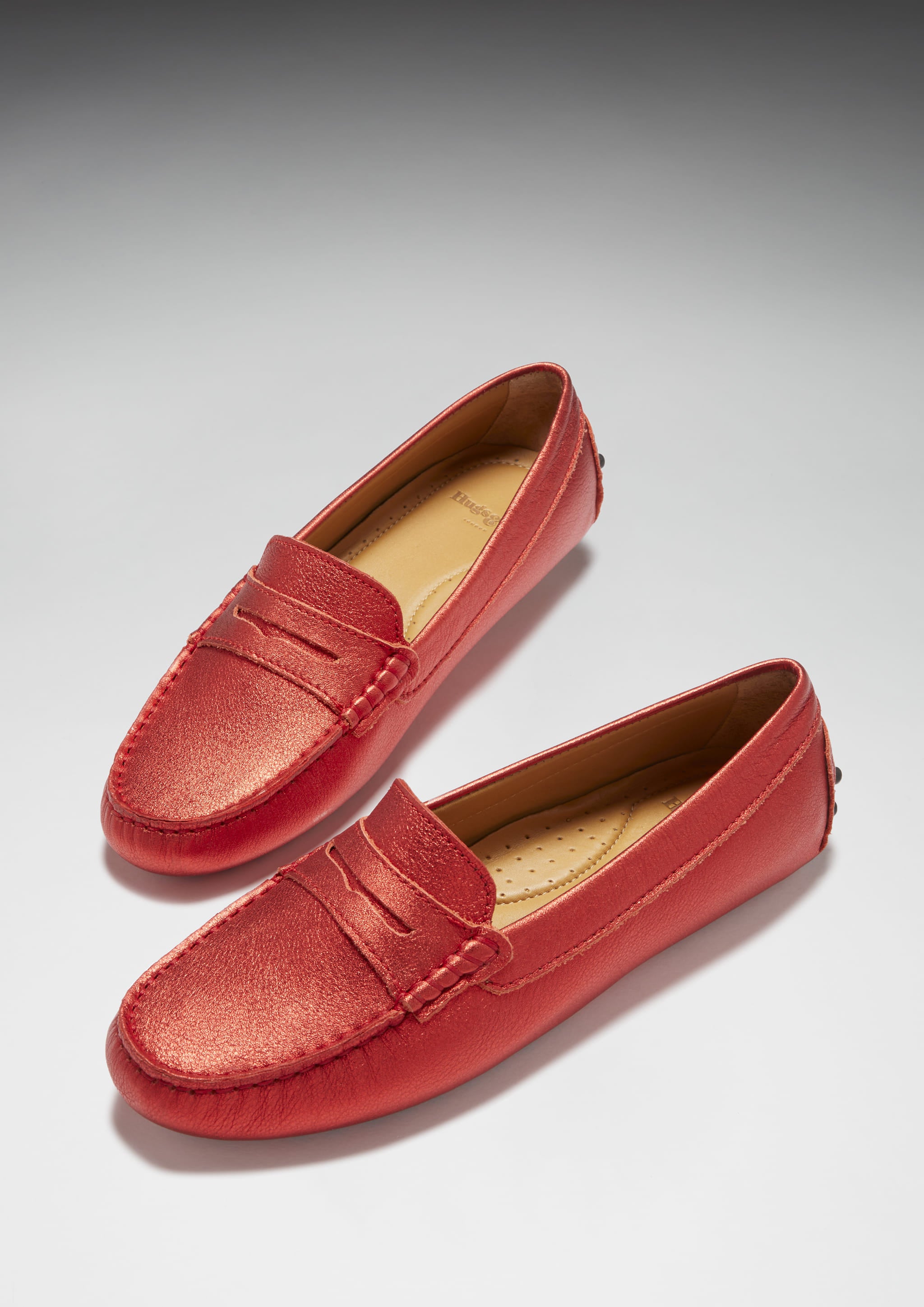 Womens red loafers for sale sales