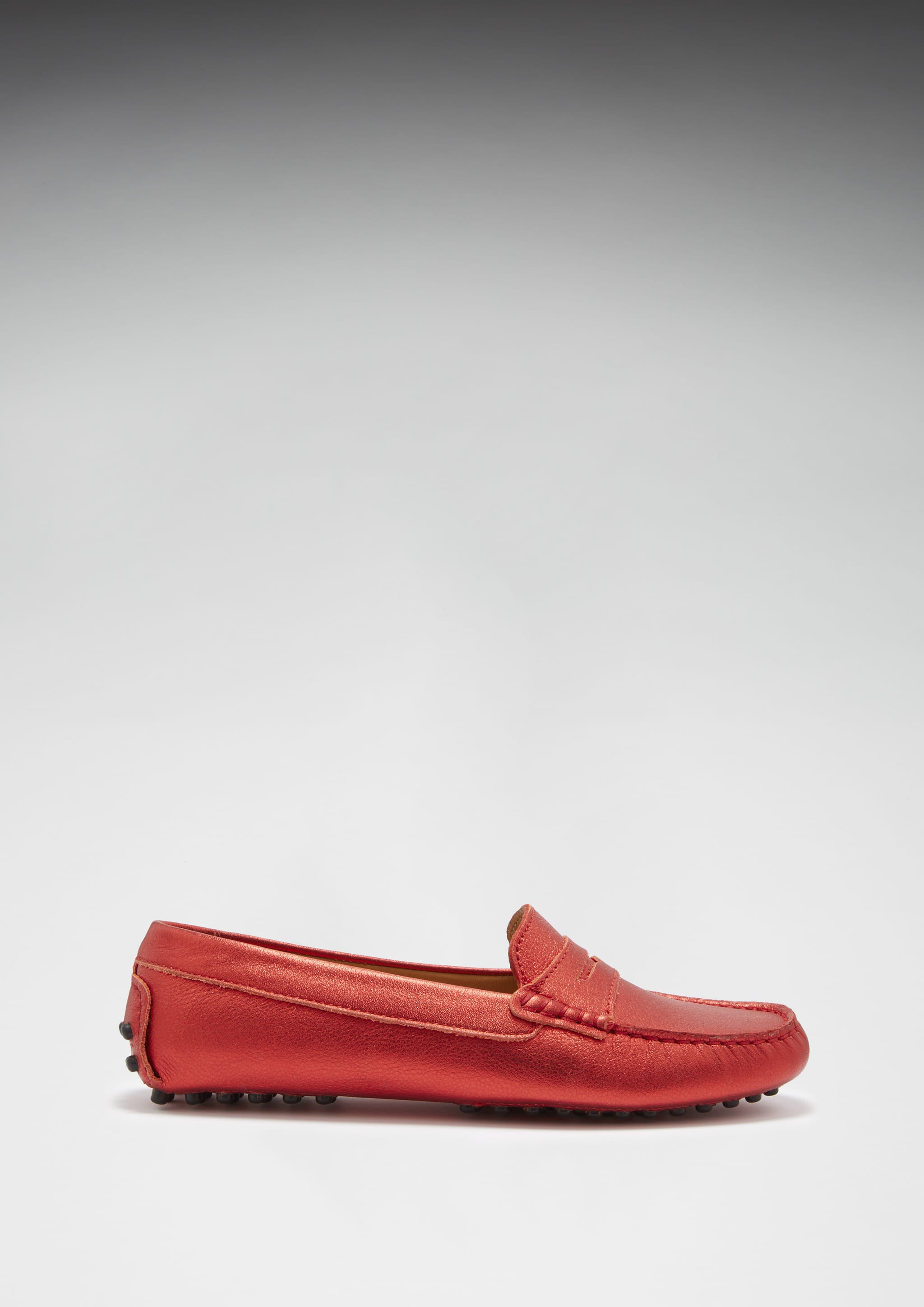 Womens red discount loafers for sale