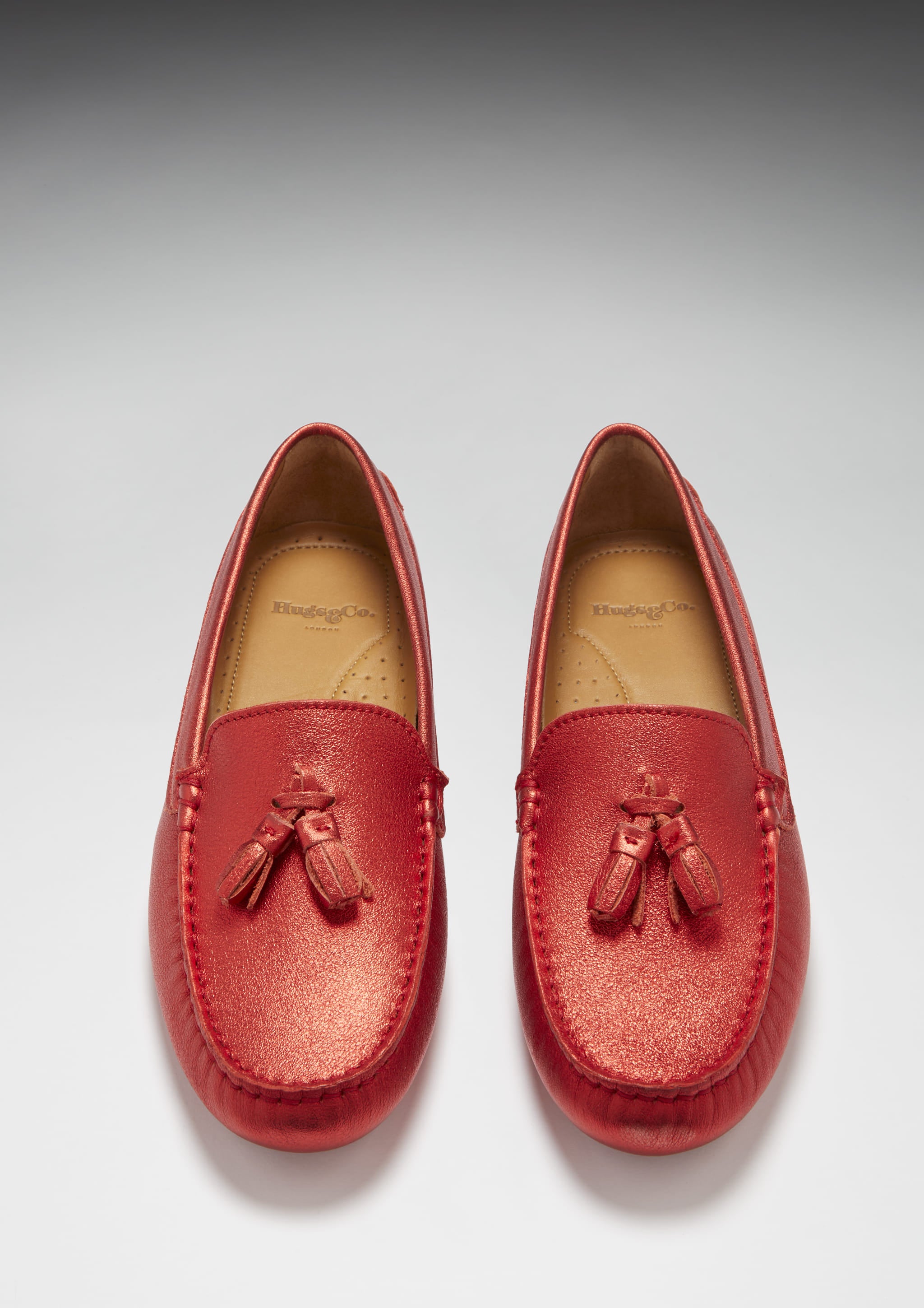 Womens red loafers hot sale for sale