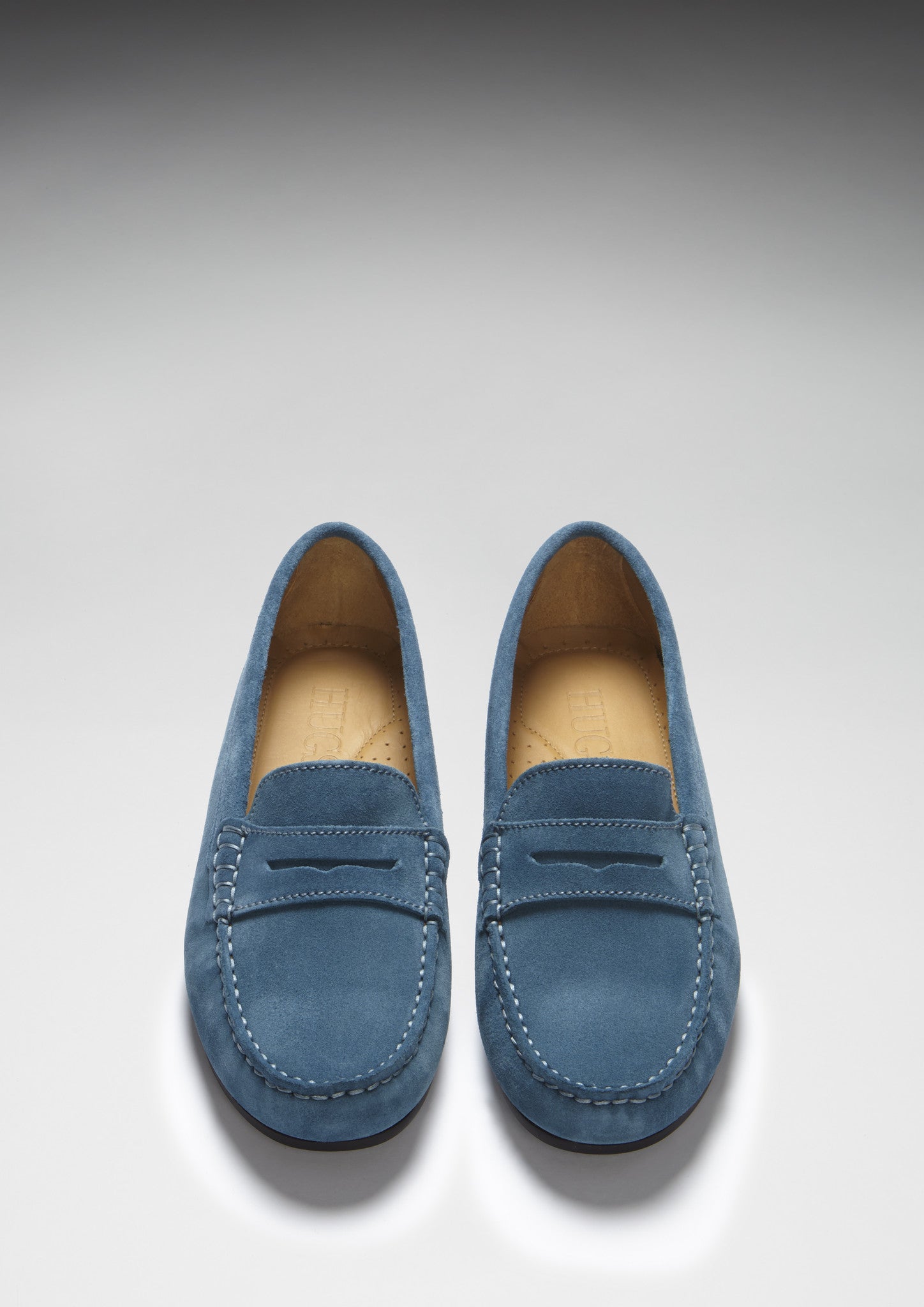 Royal blue loafers womens on sale