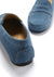 Penny Driving Mocassins pour femmes, semelle en caoutchouc, daim bleu sarcelle