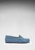 Penny Driving Mocassins pour femmes, semelle en caoutchouc, daim bleu sarcelle