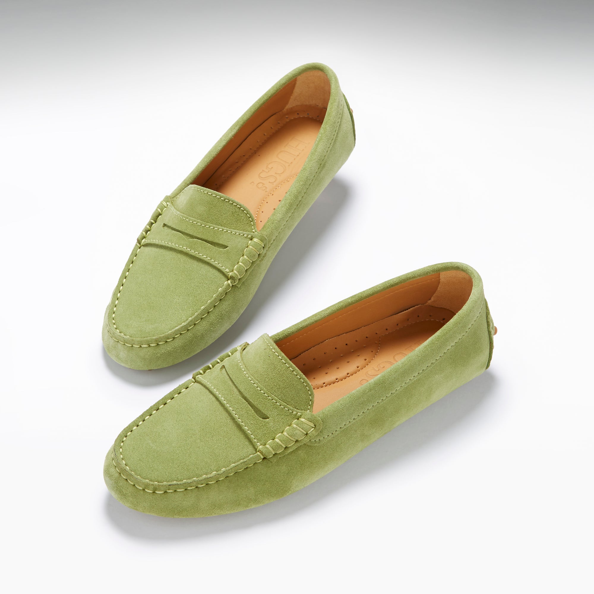 Penny Driving Loafer für Damen, olivgrün