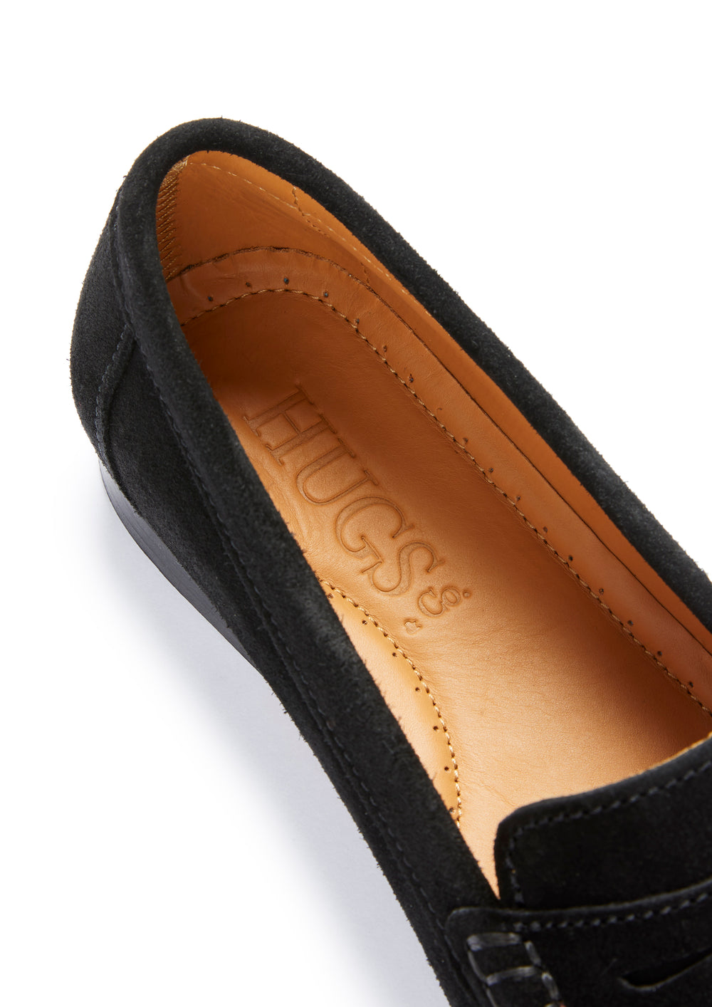 suede penny loafers womens