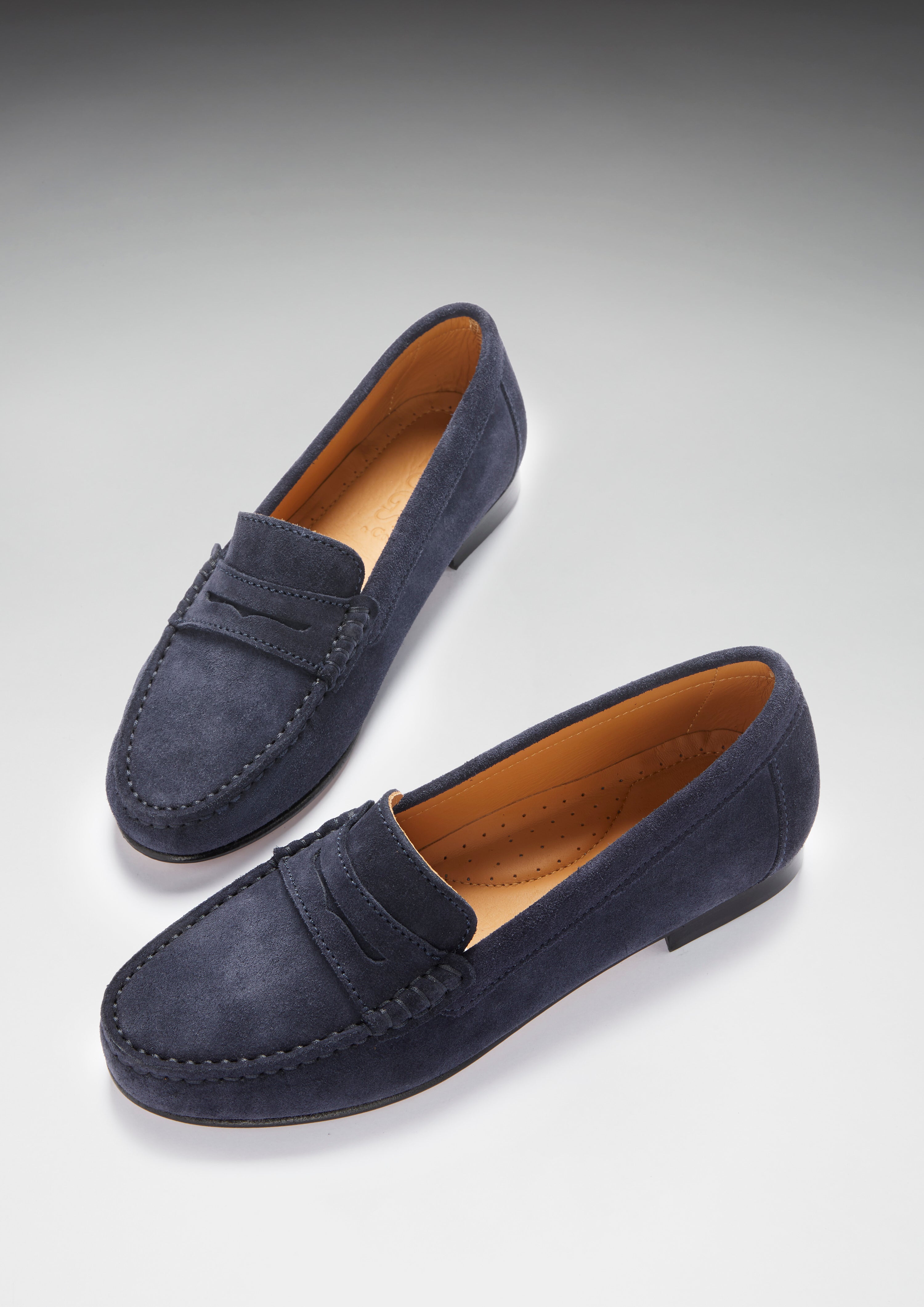 Ladies soft leather loafers on sale