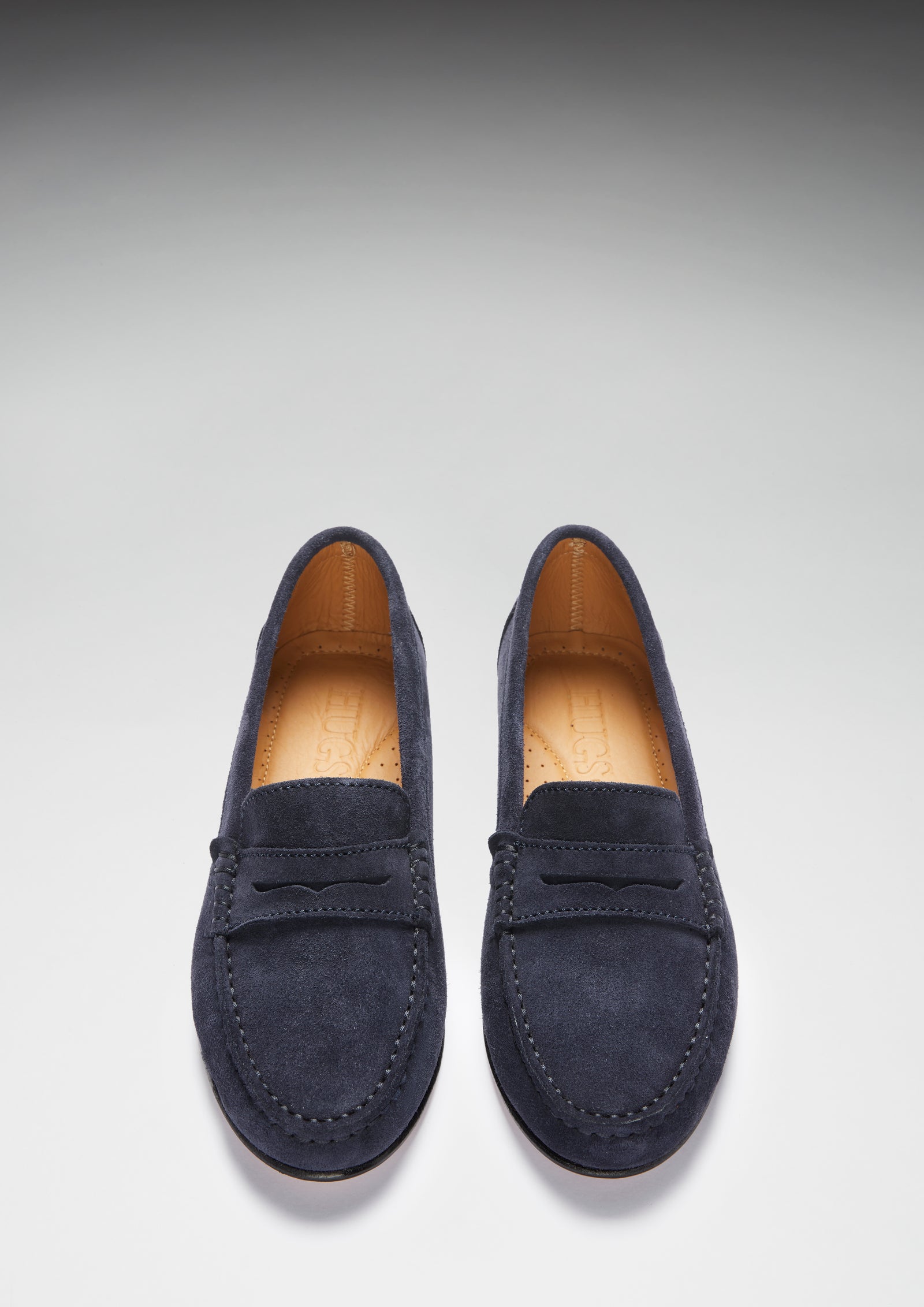 Navy penny loafers womens hot sale