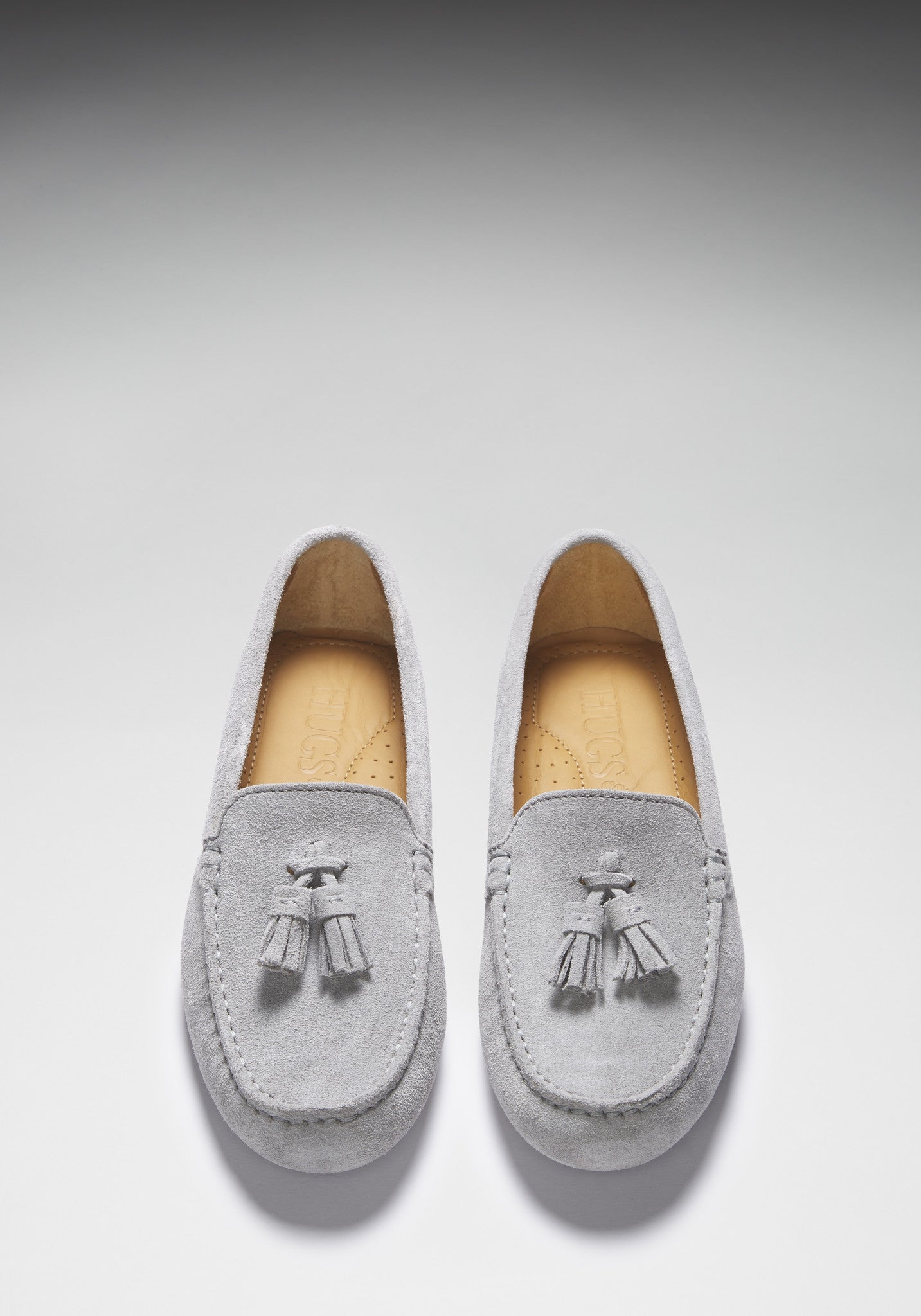 Women's on sale grey loafers