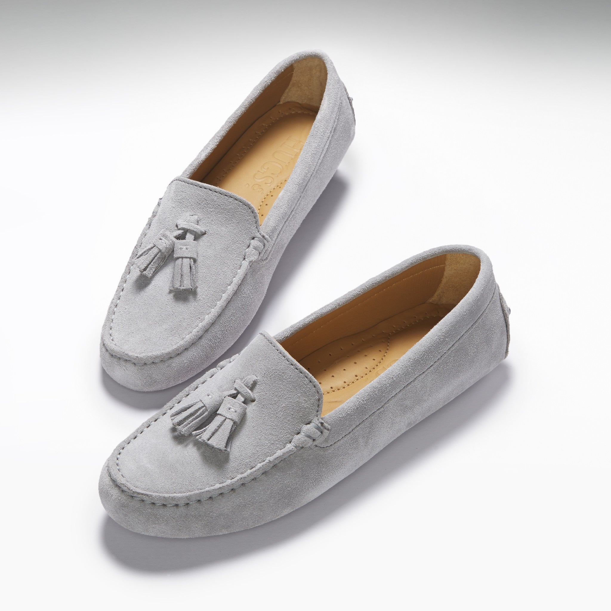 Mocassin gris femme best sale