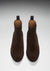 Bottines Chelsea Femme En Cuir Suédé Marron, Semelle Cousue En Cuir