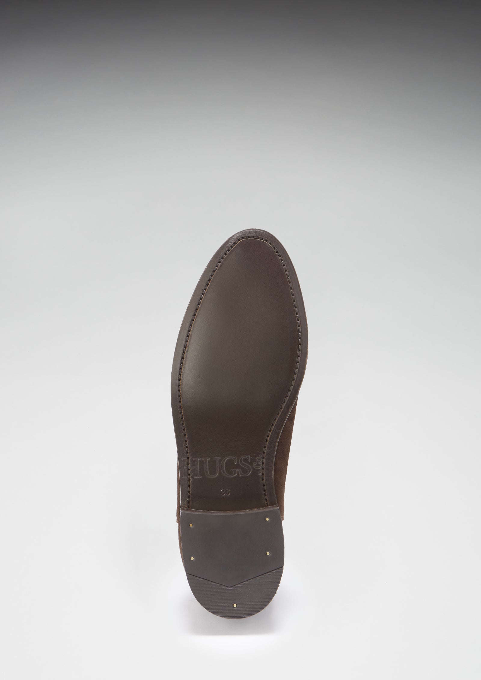 Women's Brown Suede Chelsea Boots, Welted Leather Sole