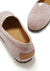 Espadrilles Chukka femme, daim rose poudré