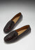 Mocassins Penny Driving pour femme, cuir verni marron imprimé croco