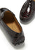 Mocassins Penny Driving pour femme, cuir verni marron imprimé croco