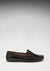 Mocassins Penny Driving pour femme, cuir verni marron imprimé croco
