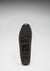 Mocassins Penny Driving pour femme, cuir verni marron imprimé croco
